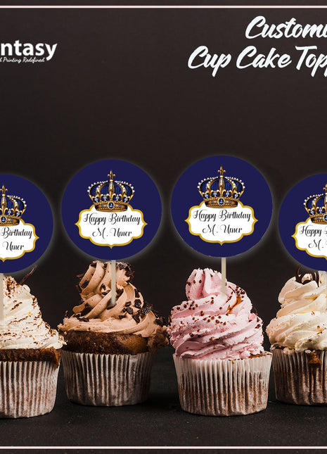 Cup Cake topper With Stick