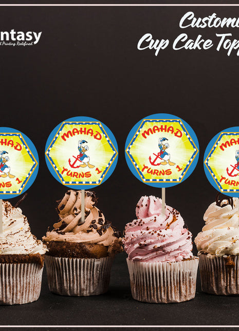 Cup Cake topper With Stick