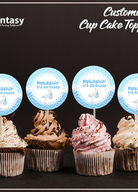Cup Cake topper With Stick