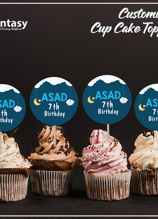 Cup Cake topper With Stick