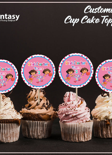 Cup Cake topper With Stick