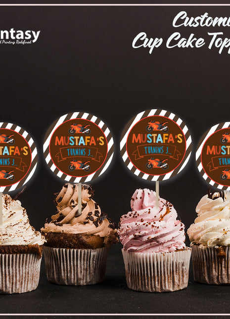 Cup Cake topper With Stick