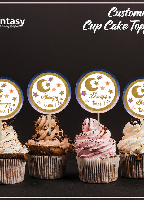 Cup Cake topper With Stick