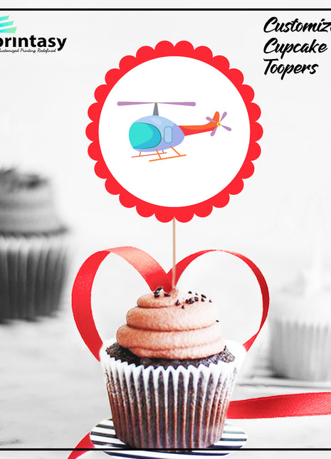 Cup Cake topper With Stick