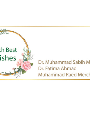 Customized Wedding Money Envelope