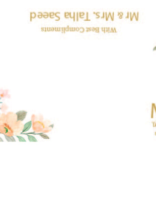 Customized Wedding Money Envelope