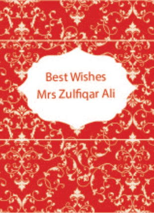 Customized Wedding Money Envelope