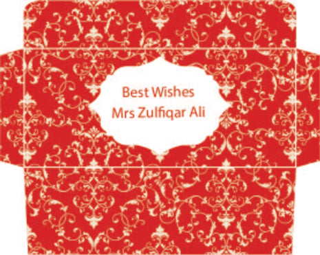 Customized Wedding Money Envelope