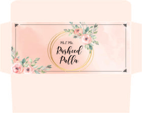 Customized Wedding Money Envelope