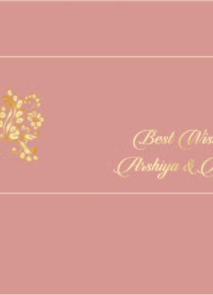 Customized Wedding Money Envelope