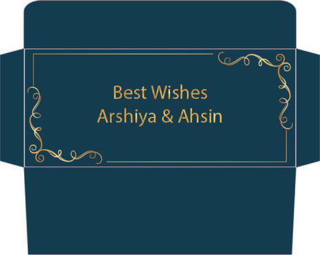 Customized Wedding Money Envelope