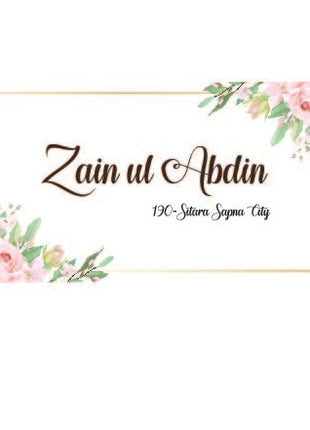 Customized Wedding Money Envelope