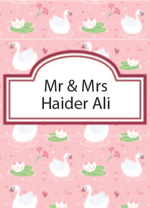 Customized Wedding Money Envelope