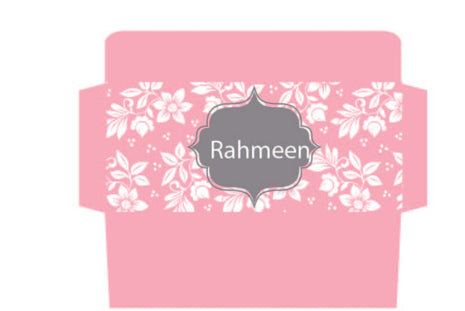 Customized Wedding Money Envelope