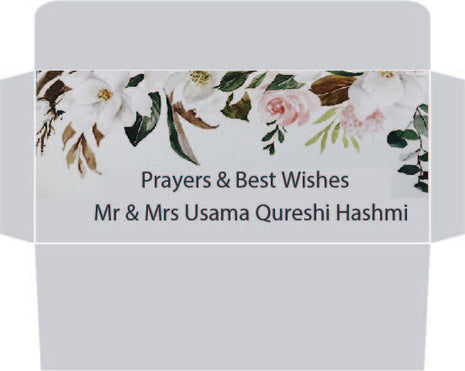 Customized Wedding Money Envelope