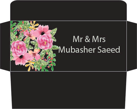 Customized Wedding Money Envelope