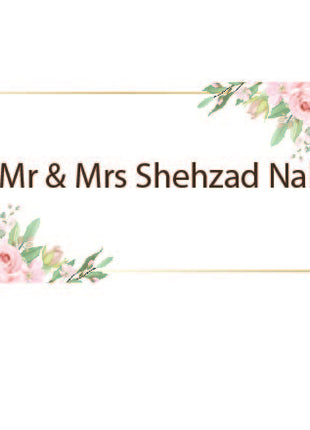 Customized Wedding Money Envelope