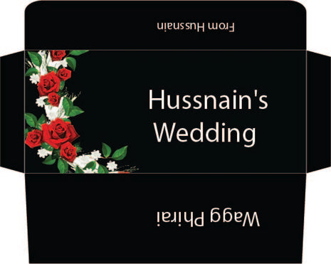 Customized Wedding Money Envelope