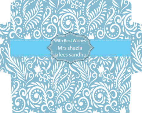 Customized Wedding Money Envelope