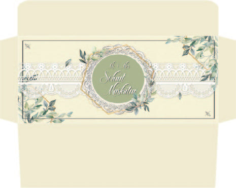 Customized Wedding Money Envelope