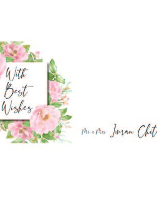 Customized Wedding Money Envelope