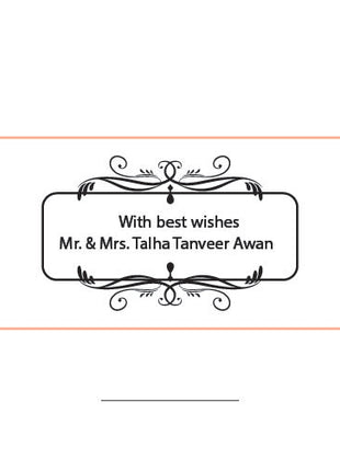 Customized Wedding Money Envelope