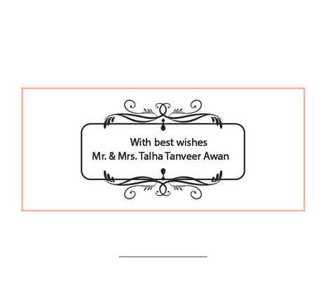 Customized Wedding Money Envelope