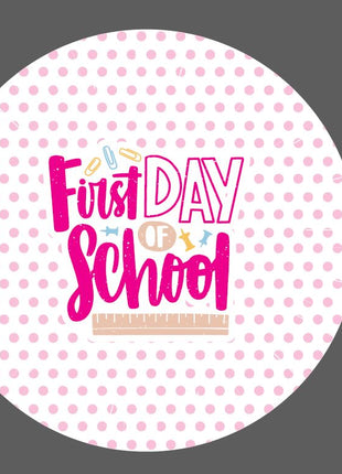 First Day at School Plates