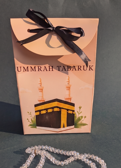 Hajj and Umrah Tabarruk Gift Bags - Flap Style - Customizable | Affordable | Fast Delivery