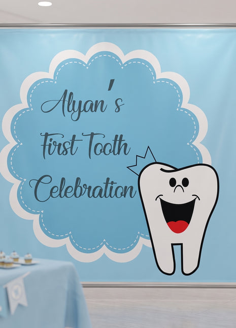 First Tooth Backdrop Flex