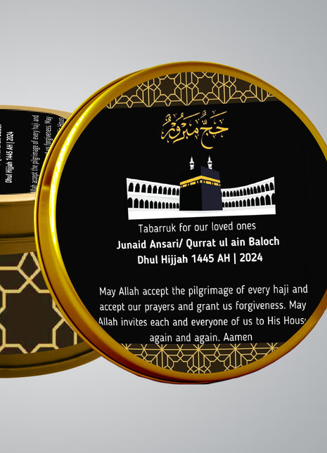 Hajj and Umrah Tin Boxes