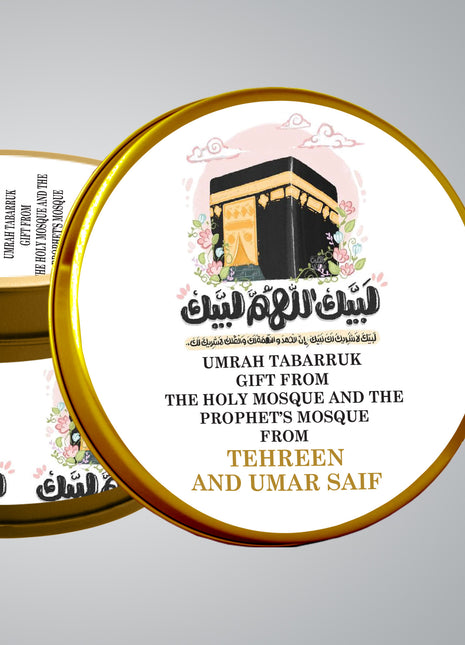Hajj and Umrah Tin Boxes