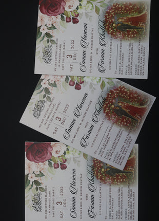 Customized Wedding Cards