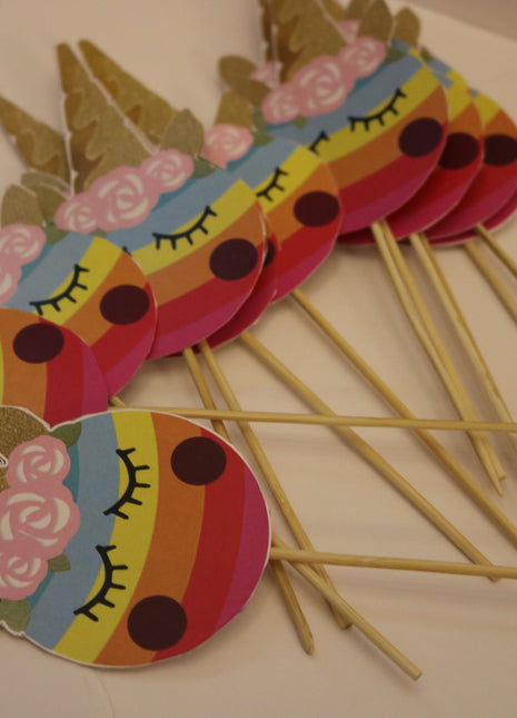Cup Cake topper With Stick