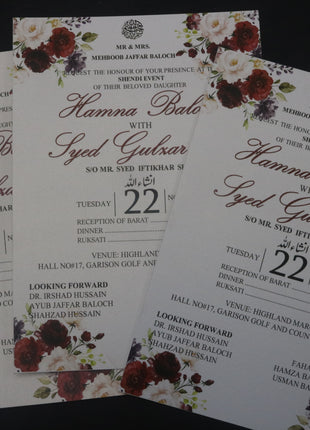 Customized Wedding Cards