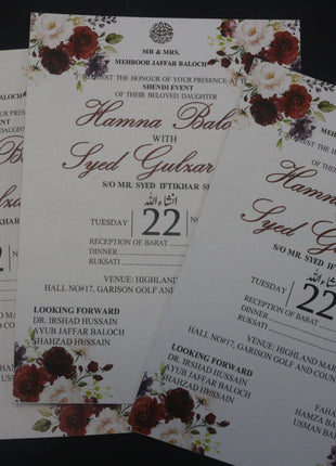 Customized Wedding Cards