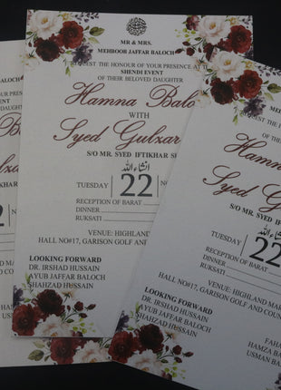 Customized Wedding Cards