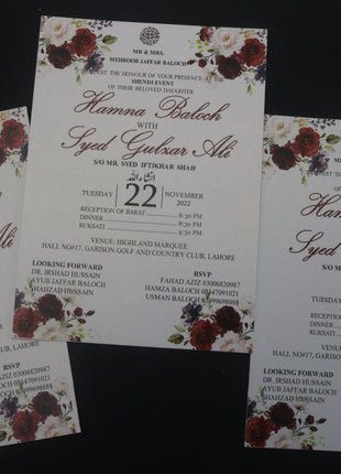 Customized Wedding Cards