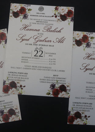 Customized Wedding Cards