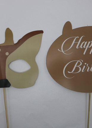 Cup Cake topper With Stick
