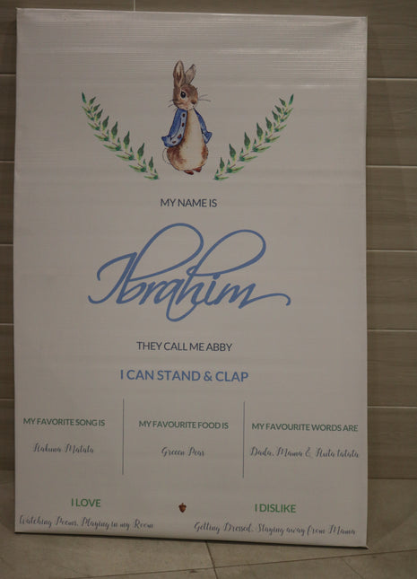 Welcome Board