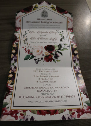 Customized Wedding Cards