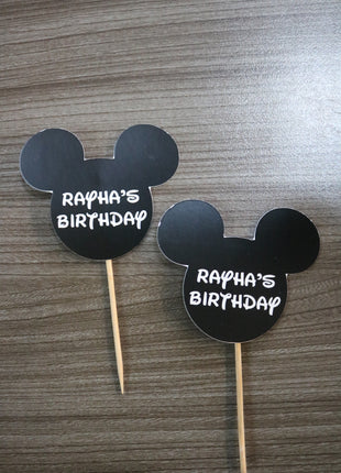 Cup Cake topper With Stick