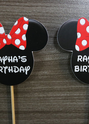 Cup Cake topper With Stick