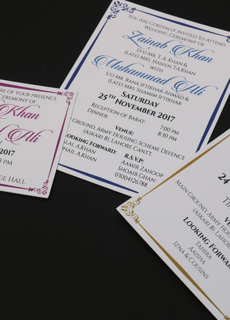 Customized Wedding Cards
