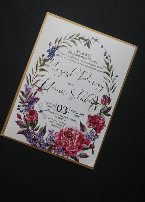 Customized Wedding Card