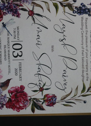 Customized Wedding Card