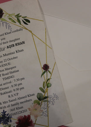 Customized Wedding Cards