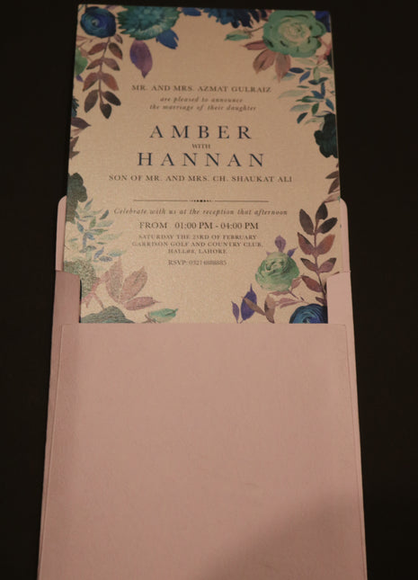 Customized Wedding Card