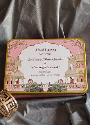 Customized Tin Bid Boxes in Pakistan – Affordable Wedding & Nikkah Gift Packaging | Printasy Pakistan
